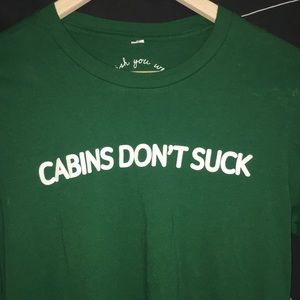cabins don't suck tee - wish you were northwest